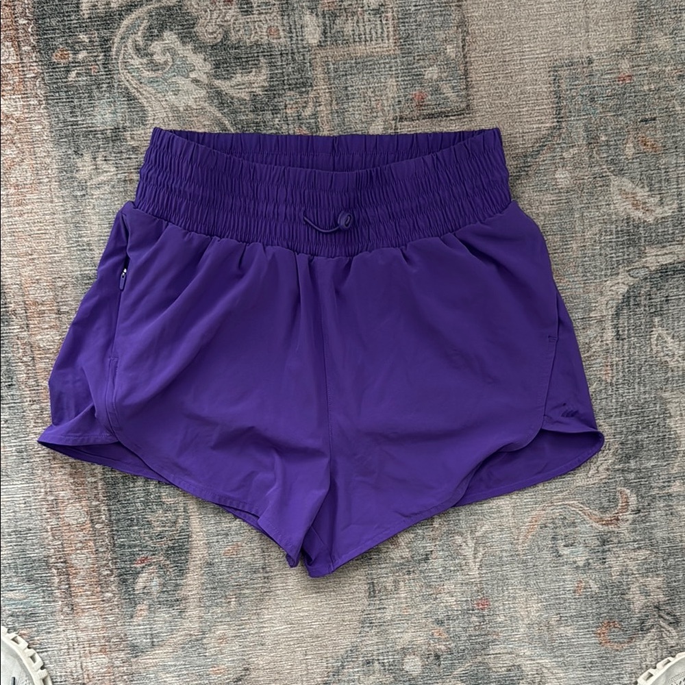 All in Motion High Waist Purple Athletic Shorts